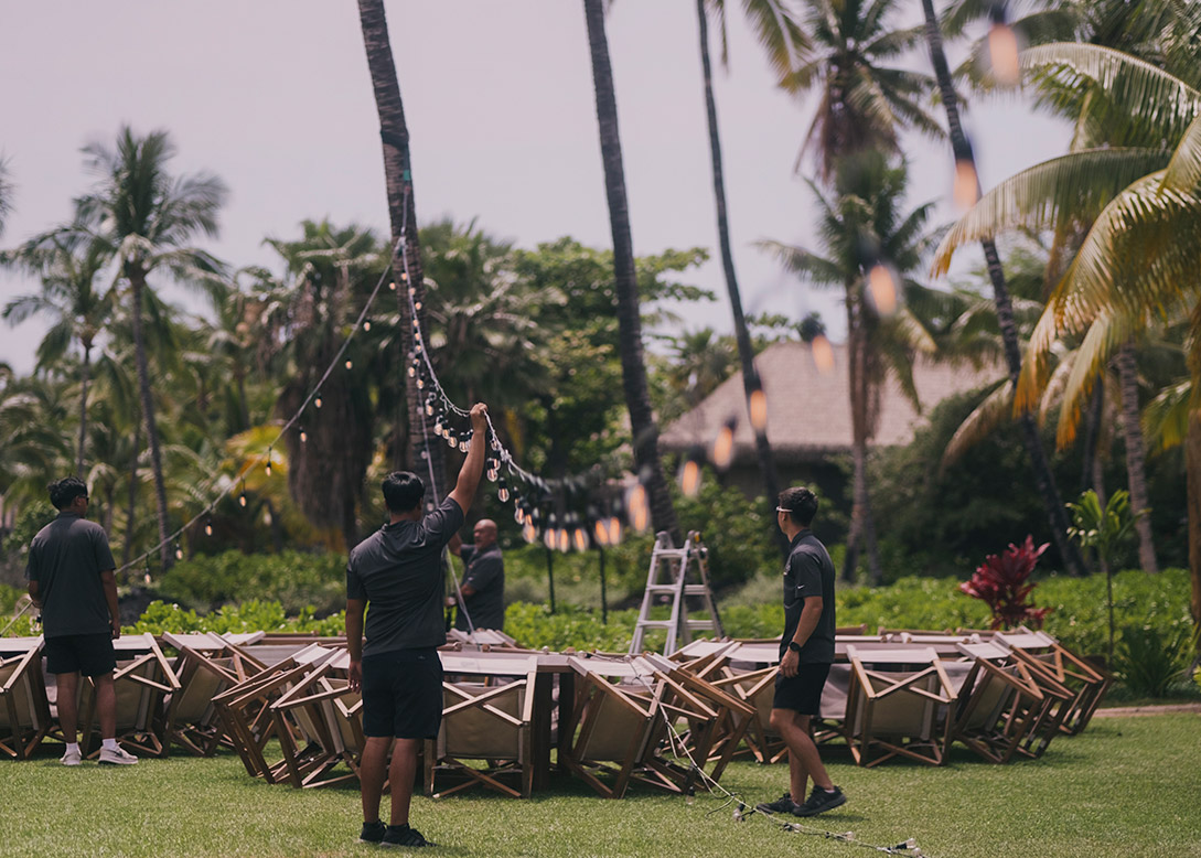 Live event production by Audio Specialist Hawaii on the Big Island